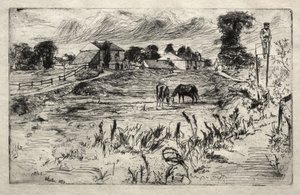 Pejzaż z koniem autorstwa James McNeill Whistler