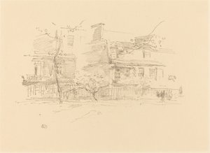 Lindsay Row, Chelsea autorstwa James Abbott McNeill Whistler