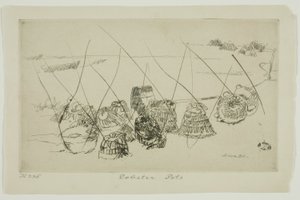 Garnki z homarem - Selsea Bill autorstwa James Abbott McNeill Whistler