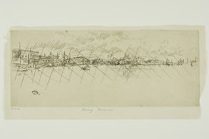 Długa Wenecja autorstwa James Abbott McNeill Whistler