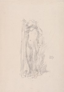 Model Draping autorstwa James McNeill Whistler