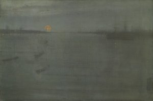 Nocturne: Niebieski i złoty - Southampton Water autorstwa James McNeill Whistler