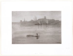 Nokturn: rzeka w Battersea autorstwa James McNeill Whistler