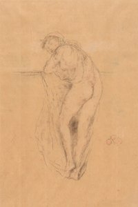Naga modelka, widok z tyłu autorstwa James Abbott McNeill Whistler