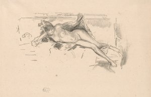 Naga modelka, leżąca autorstwa James Abbott McNeill Whistler