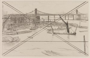 Stary most Hungerford autorstwa James Abbott McNeill Whistler