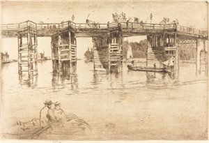Stary most Putney autorstwa James Abbott McNeill Whistler