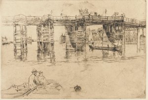 Stary most Putney autorstwa James Abbott McNeill Whistler