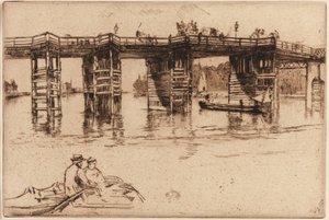 Stary most Putney autorstwa James Abbott McNeill Whistler