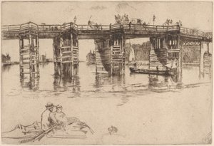 Stary most Putney autorstwa James McNeill Whistler
