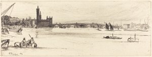 Stary Most Westminsterski autorstwa James Abbott McNeill Whistler