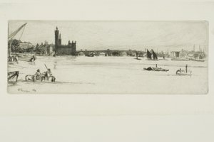 Stary Most Westminsterski autorstwa James Abbott McNeill Whistler