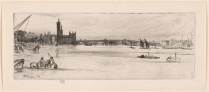 Stary Most Westminsterski autorstwa James Abbott McNeill Whistler