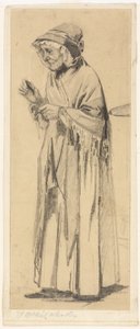 Stara kobieta w szalu i czapce autorstwa James Abbott McNeill Whistler