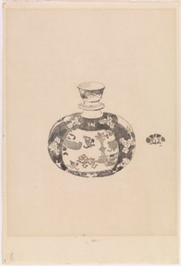 Oviform Imbir-Słoik z pokrywką w kształcie dzwonu autorstwa James Abbott McNeill Whistler