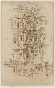 Pałace, Bruksela autorstwa James Abbott McNeill Whistler