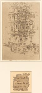 Pałace, Bruksela autorstwa James Abbott McNeill Whistler