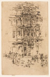 Pałace, Bruksela autorstwa James Abbott McNeill Whistler