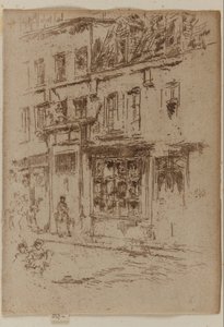 Little Butter Street, Bruksela autorstwa James Abbott McNeill Whistler