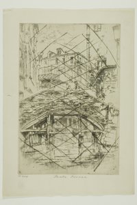 Most w Piovan autorstwa James Abbott McNeill Whistler
