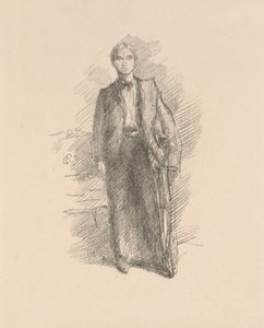 Studium portretowe: pan Herbert C. Pollitt autorstwa James Abbott McNeill Whistler