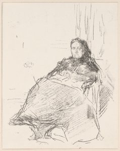 Studium portretowe: Pani Filip, nr 2 autorstwa James Abbott McNeill Whistler