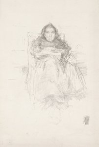 Studium portretowe: Pani Filip, nr 3 autorstwa James Abbott McNeill Whistler