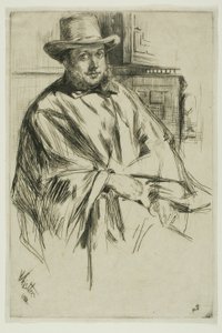 Portret mężczyzny autorstwa James Abbott McNeill Whistler
