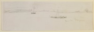W pobliżu Moguncji autorstwa James Abbott McNeill Whistler