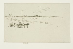 Dworzec kolejowy, Voves autorstwa James Abbott McNeill Whistler