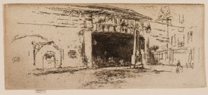 Łuk Kolejowy, Plac Amerykański autorstwa James Abbott McNeill Whistler