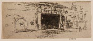 Łuk Kolejowy, Plac Amerykański autorstwa James Abbott McNeill Whistler