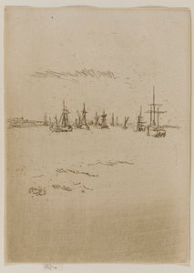 Powrót do Tilbury autorstwa James Abbott McNeill Whistler