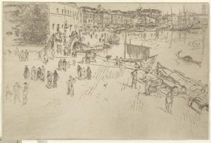 Riva, nr 1 autorstwa James Abbott McNeill Whistler