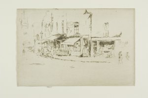 Rochester Row, Westminster autorstwa James Abbott McNeill Whistler