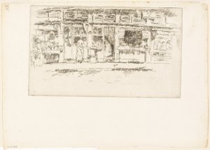 Rue de la Rochefoucauld autorstwa James Abbott McNeill Whistler