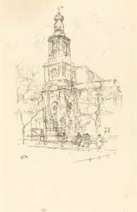 Św. Anny, Soho autorstwa James Abbott McNeill Whistler