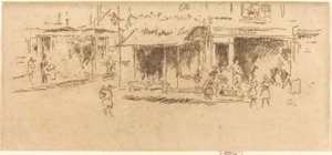 Miejsce Świętego Jakuba, Hounsditch autorstwa James Abbott McNeill Whistler