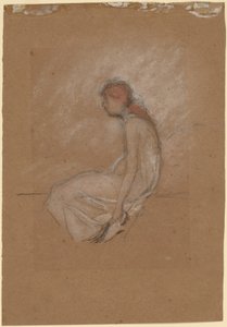 Siedząca kobieta z rudymi włosami autorstwa James Abbott McNeill Whistler