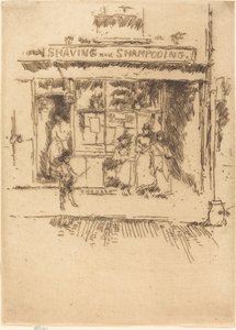 Golenie i szampon autorstwa James Abbott McNeill Whistler