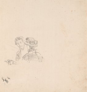 Szkic: Autoportret z panną R. Birnie Philip autorstwa James McNeill Whistler