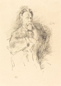 Szkic Williama E. Henleya autorstwa James Abbott McNeill Whistler