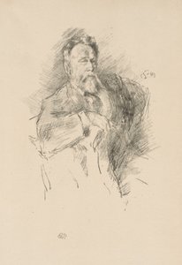 Szkic Williama E. Henleya autorstwa James Abbott McNeill Whistler