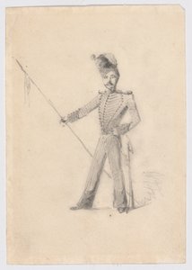 Żołnierz z Lancą autorstwa James Abbott McNeill Whistler