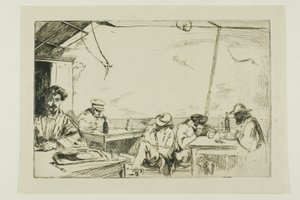 Zupa na trzy sous (Zupa na trzy sous) autorstwa James Abbott McNeill Whistler
