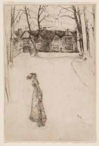 Speke Hall: Aleja autorstwa James Abbott McNeill Whistler