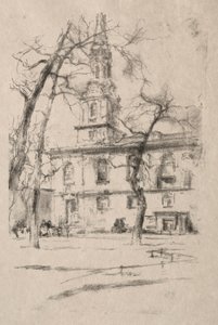 St. Giles-in-the-Fields autorstwa James McNeill Whistler