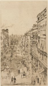 Ulica św. Jakuba autorstwa James Abbott McNeill Whistler