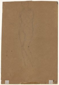 Postać stojąca [verso] autorstwa James Abbott McNeill Whistler