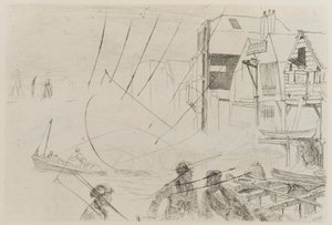 Życie na łodzi Stevensa autorstwa James Abbott McNeill Whistler